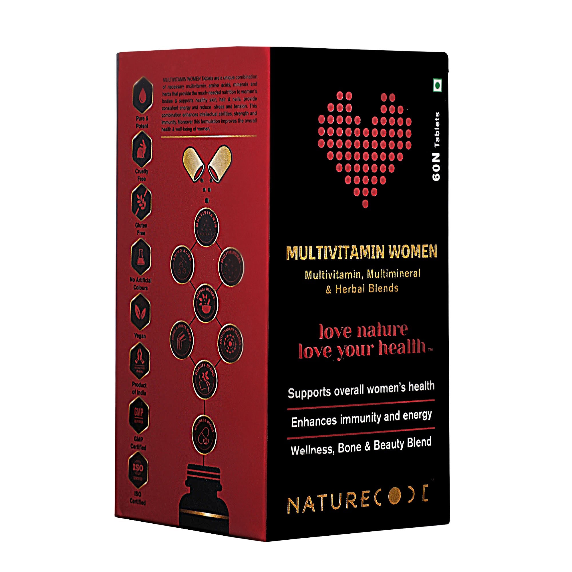 Nature Code Multivitamin Women Tablet - 60 Tablet