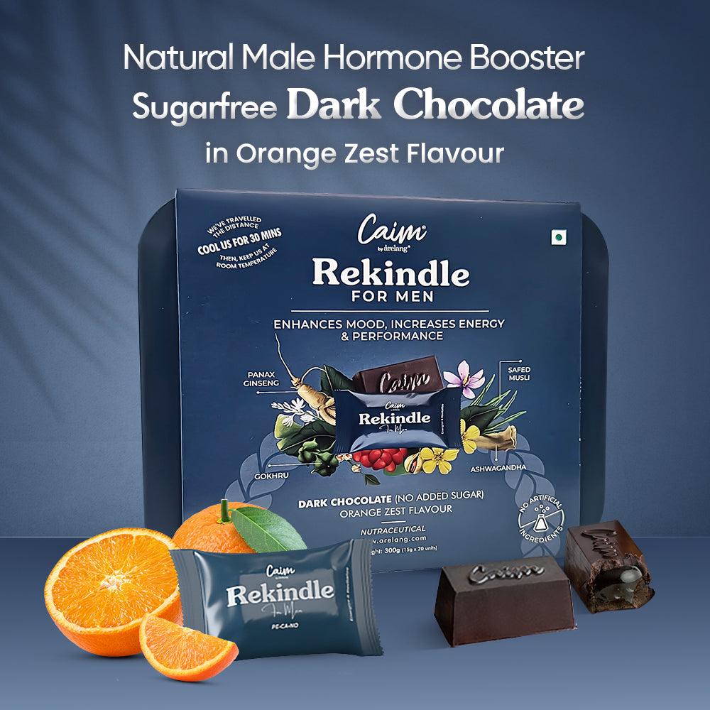 Caim by arelang Rekindle for Men Sugarfree Dark Chocolates for Male