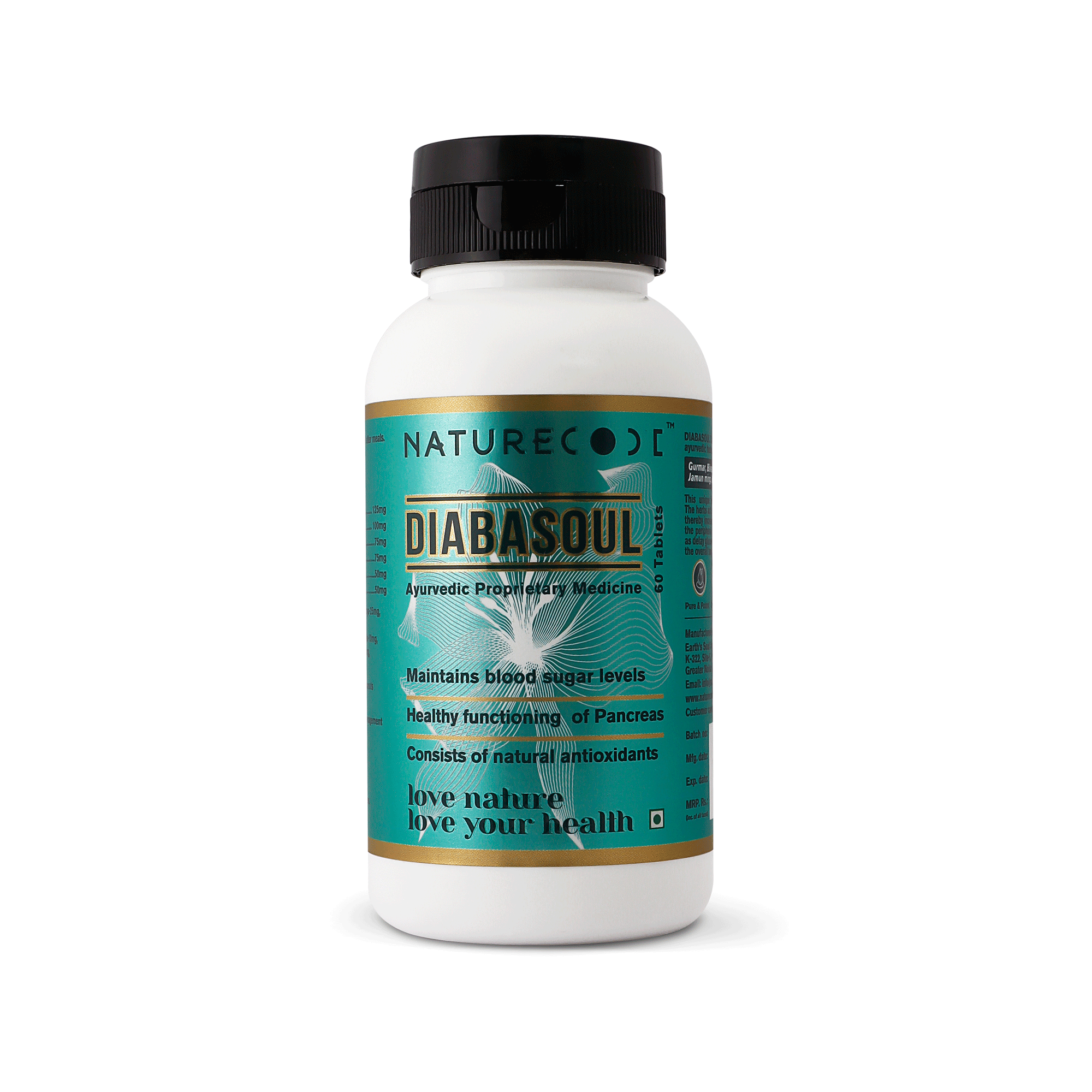Nature Code Diabasoul Tablet - 60 Tablets