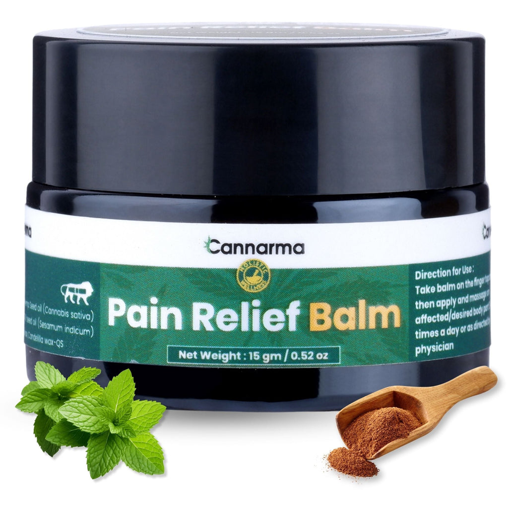 Cannarma Ultra Premium Pain Relief Balm | For Headache, Body Pain & Joints Pain 15gm