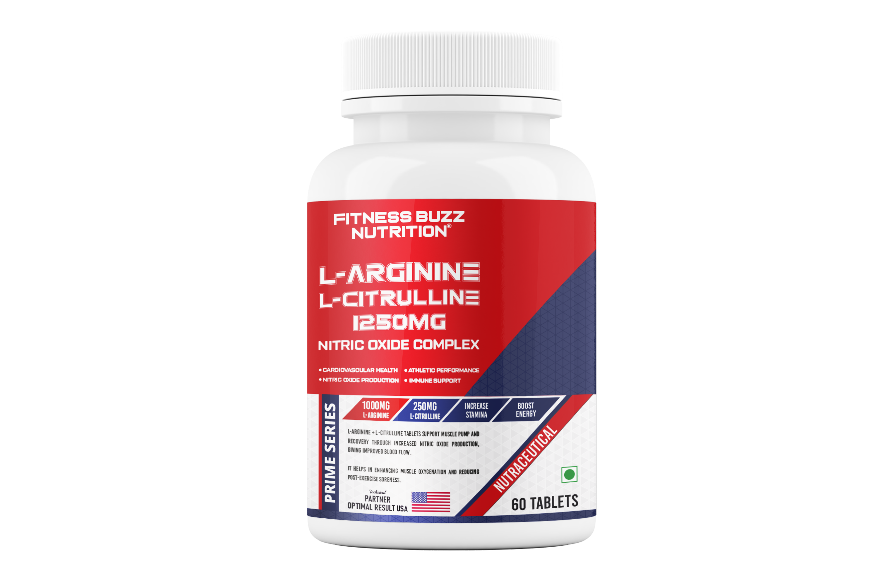 FB Nutrition L-Arginine + L-Citrulline Tablet - 60 Tablets