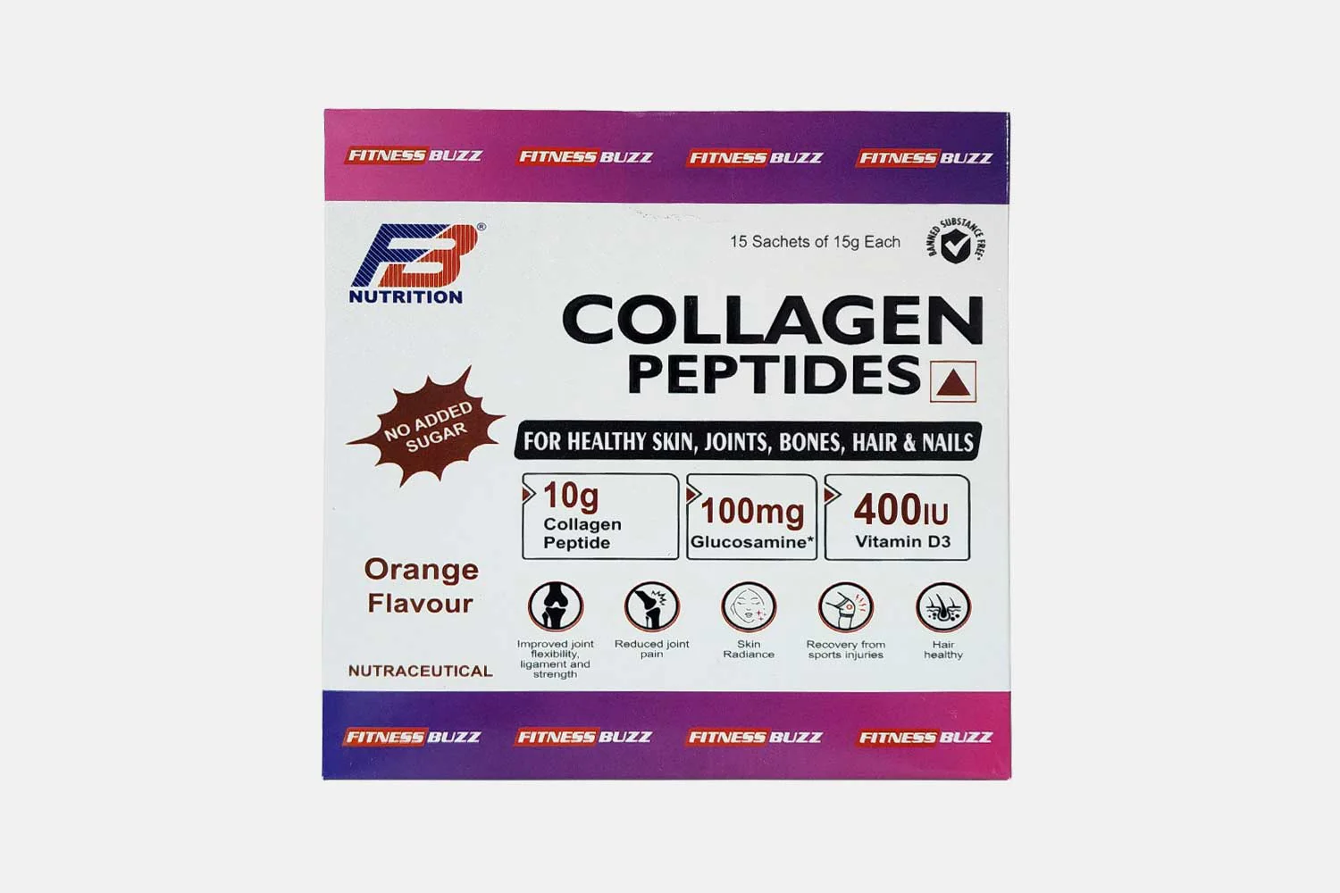 FB Nutrition Collagen Peptides (225g) Good for Healthy Joint & Bones