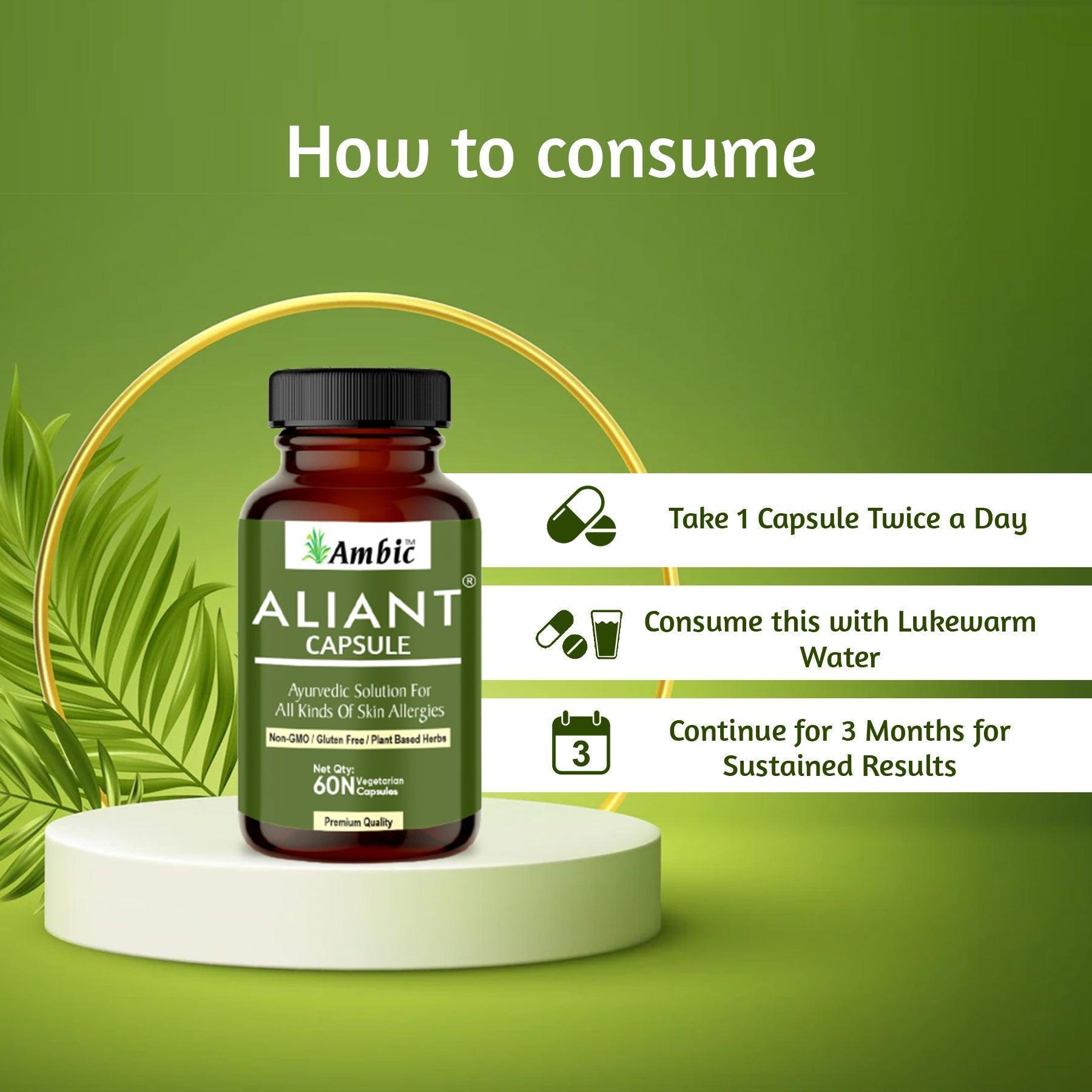 Ambic Aliant Vegetarian Capsule (60 Each)