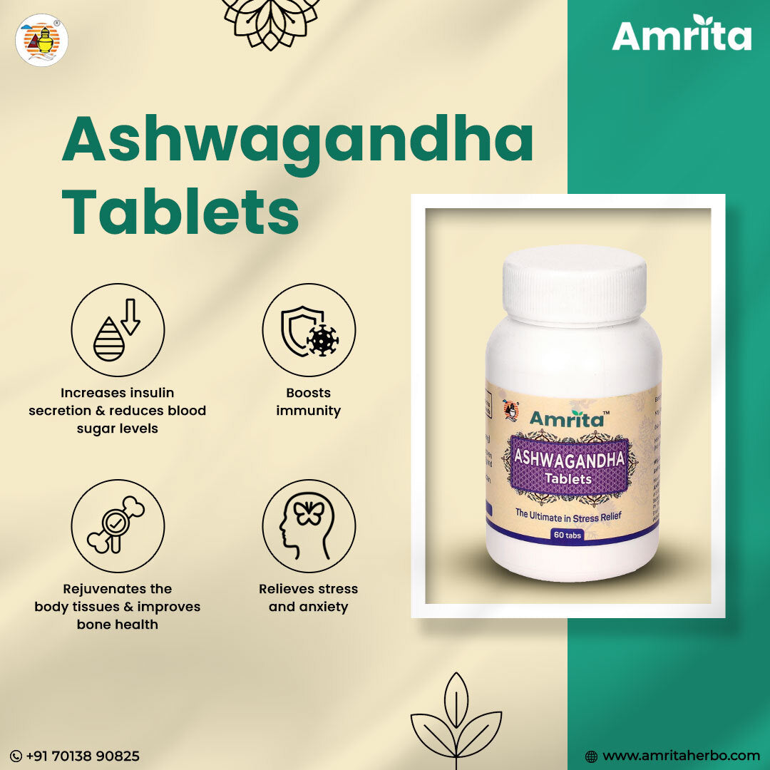 Amrita Ashwagandha Tablet - 60 Tablets