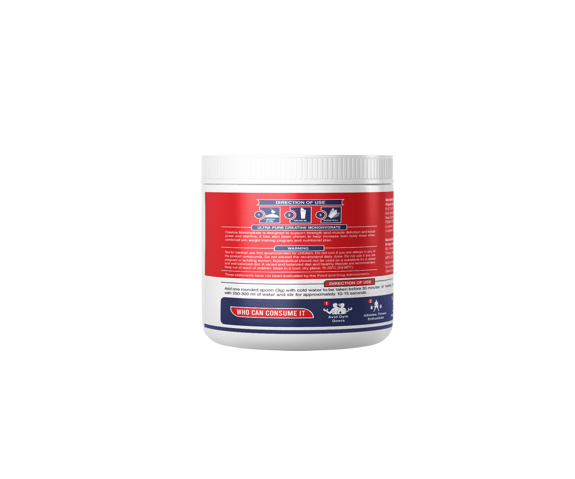 Fitness Buzz Nutrition KIng Creatine Powder