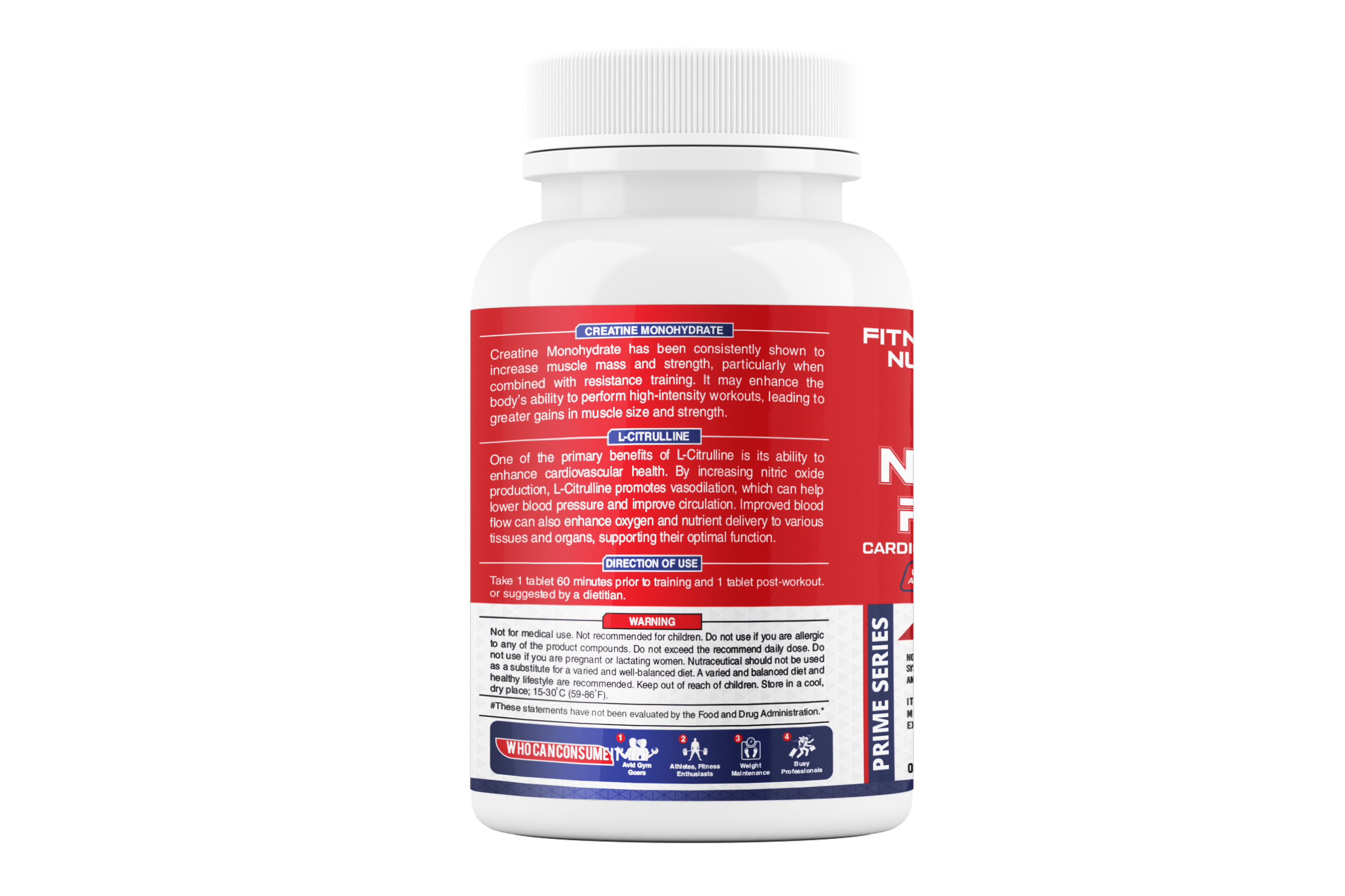 FB Nutrition NO2 Nitrex Pump - 60 Tablets