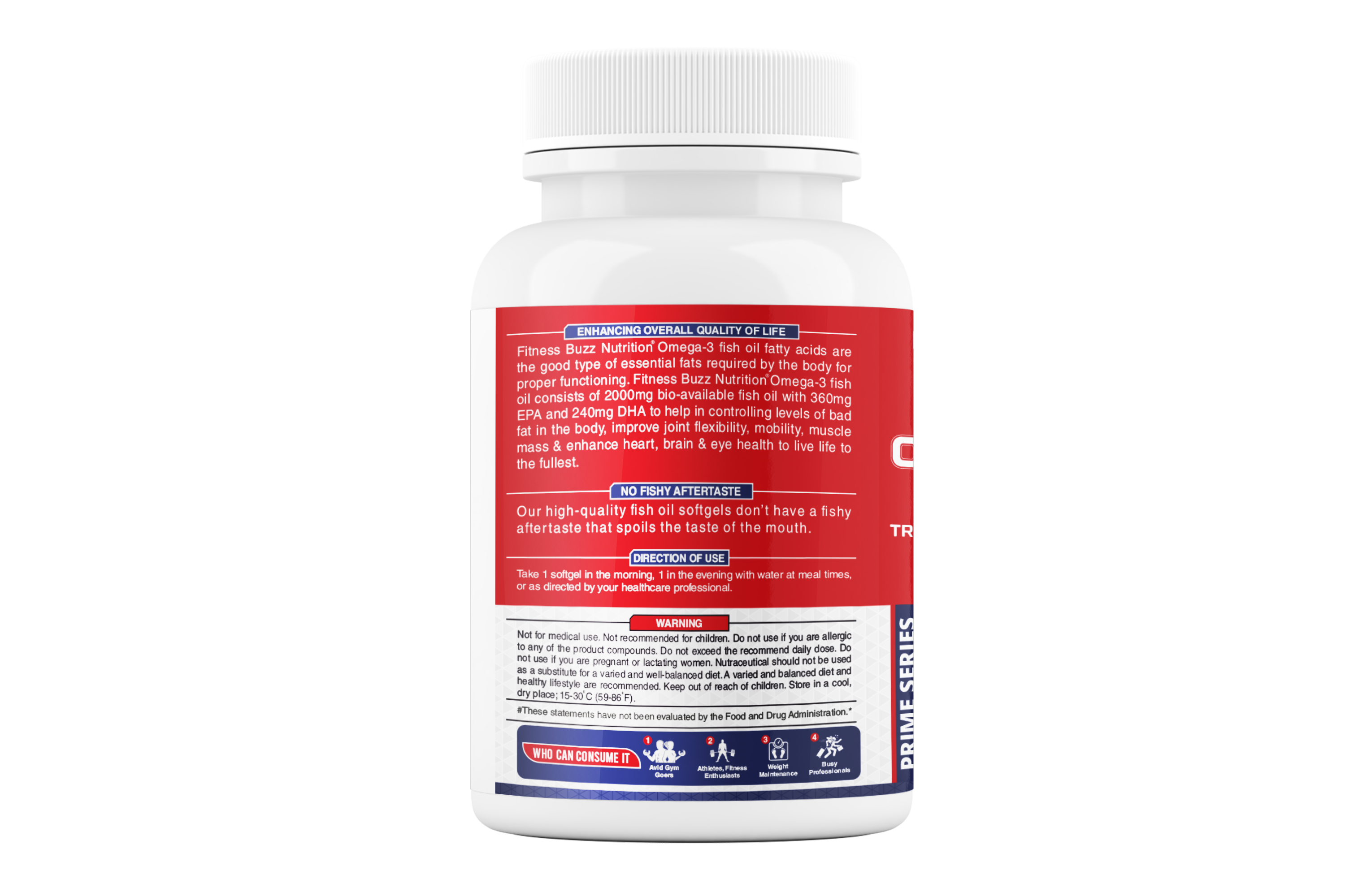 FB Nutrition Omega 3 Softgel Capsules - 60 Softgel Capsules