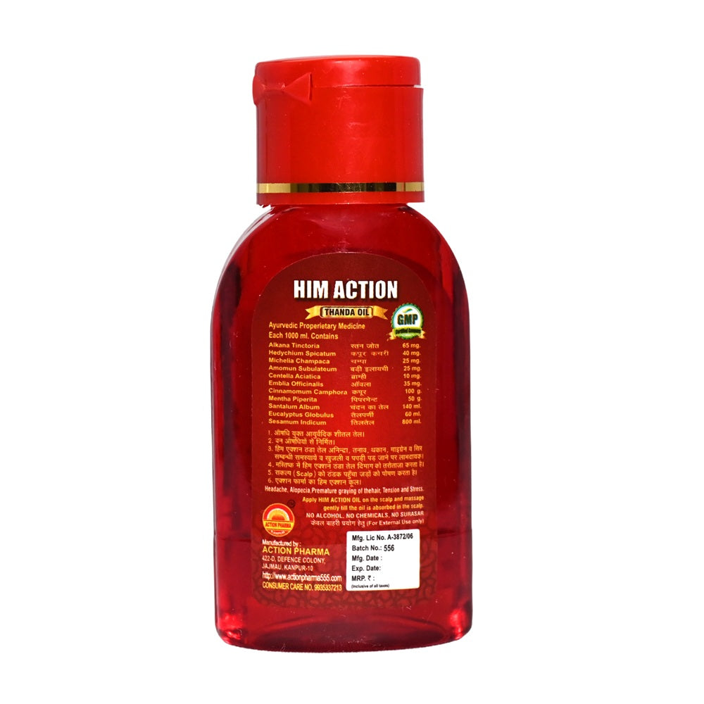 Action Pharma Him Action Thanda Oil- 50ml