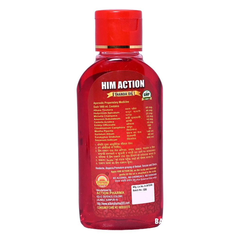 Action Pharma Him Action Thanda Oil- 100ml