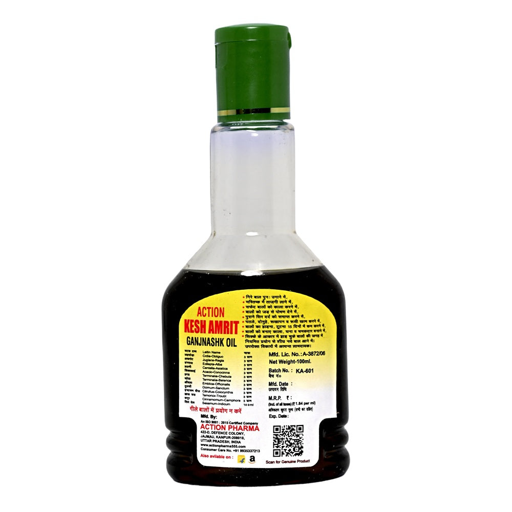 Action Pharma Kesh Amrit Ganjnashk Oil - 100ml