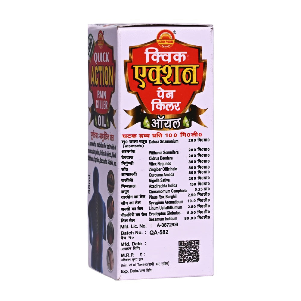 Action Pharma Quick Action Pain Killer Oil (30ml)