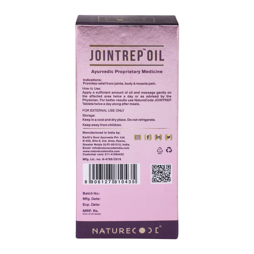 Nature Code Jointrep Oil - 110ml Oil