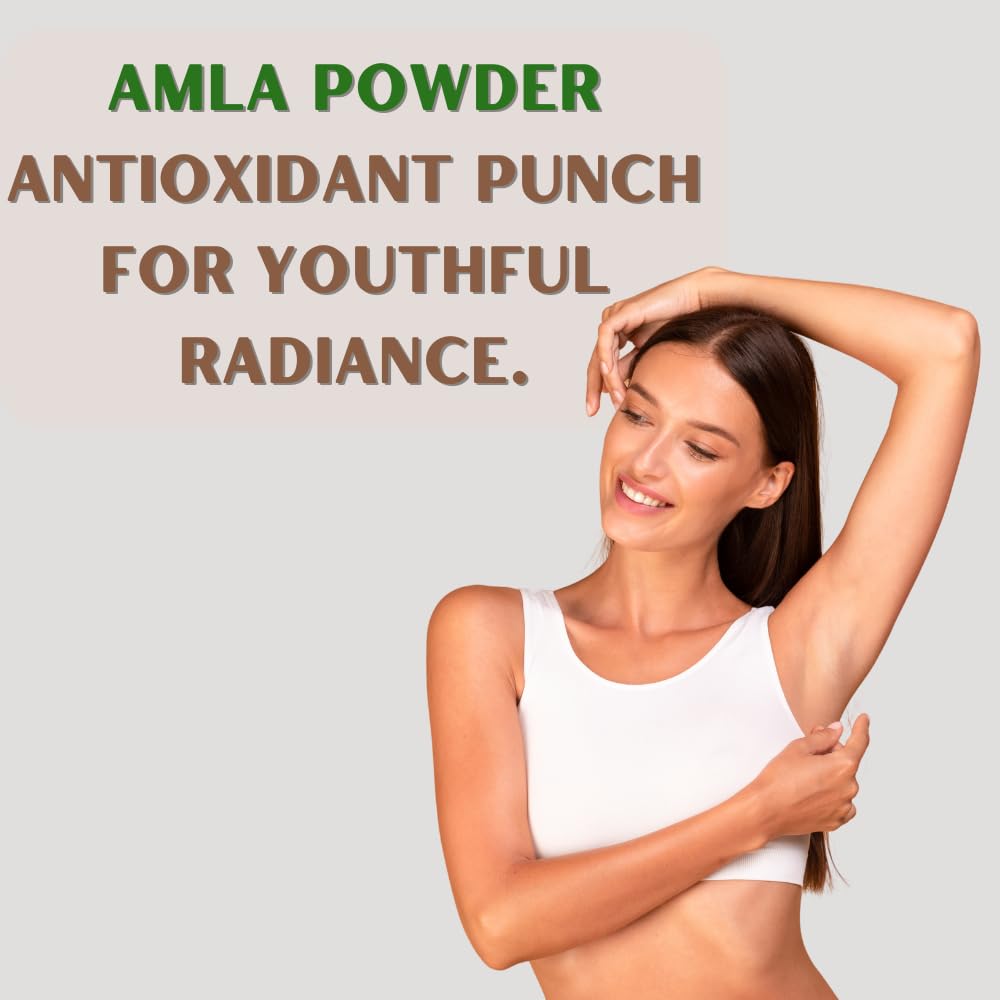Pure Nutrition Organic Amla Powder - 227g | Supports Immunity, Digestion, and Hair Health