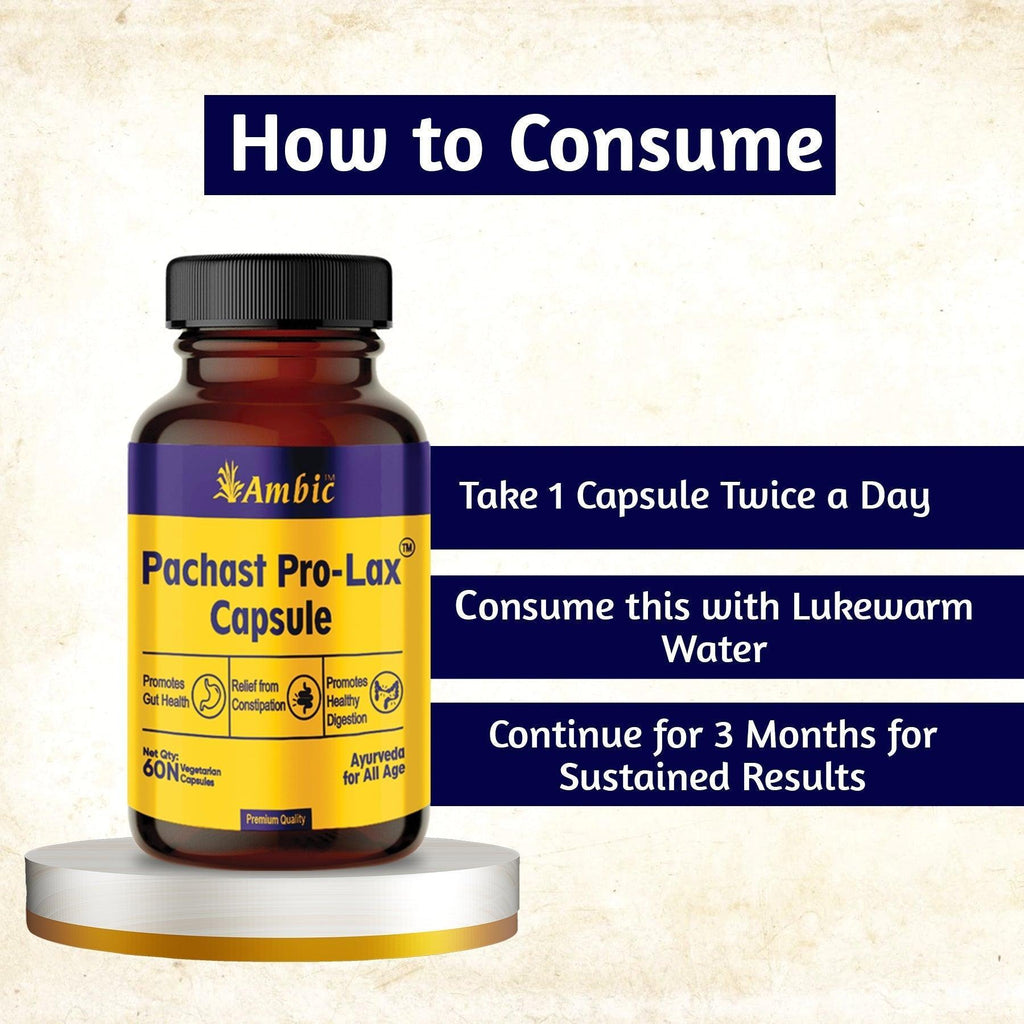 Ambic Pachast Pro-Lax Vegetarian Capsule (60 Each)