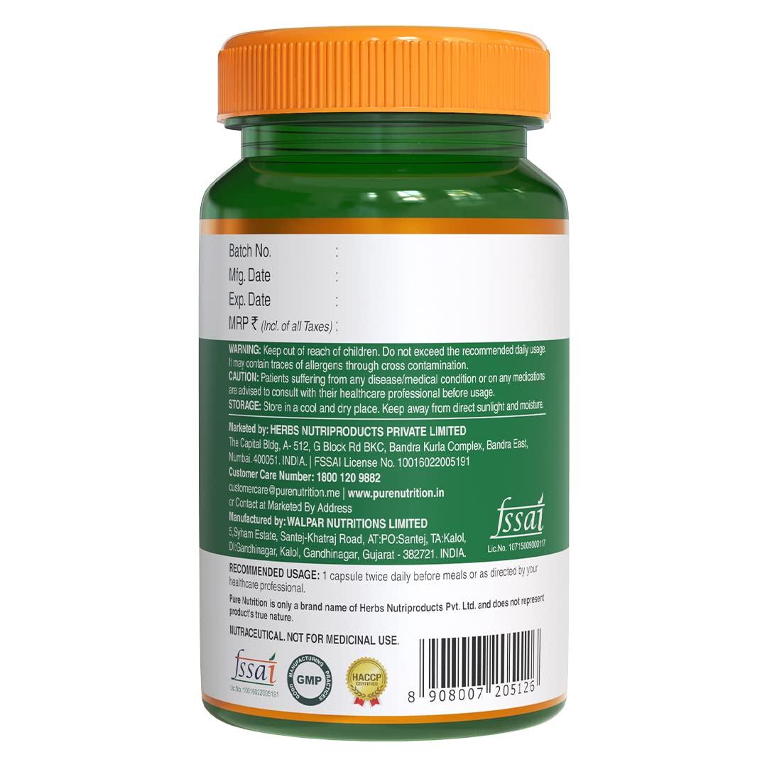 Pure Nutrition Garcinia Cambogia 700mg Capsules with Green Coffee and Seaweed Extract - 60 Vegetarian Capsules