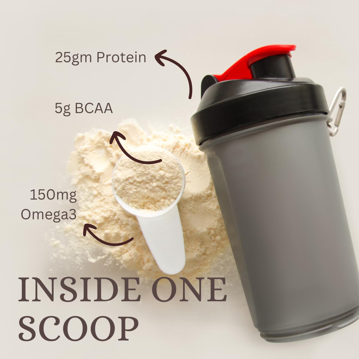 Pure Nutrition Plant Protein Powder -Banana & Strawberry (500g) for Men, Women, With Pea & Brown Rice Protein with Omega3, Digestive Enzymes & Turmeric | Plant-based, Vegan Supplement for Muscle Growth & Strength | No Artificial Sweeteners