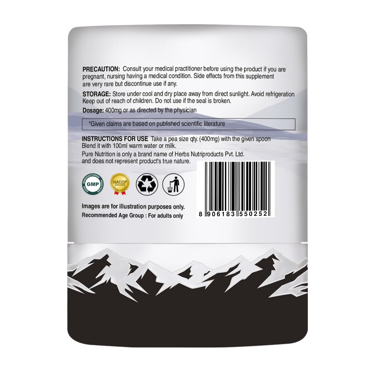 Pure Nutrition Shilajit Resin – Pure Himalayan Extract 20g