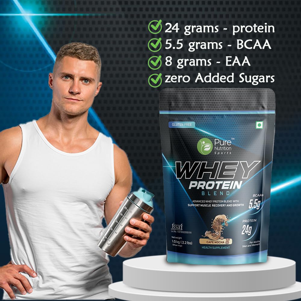 Pure Nutrition Whey Protein Blend Cafe Mocha