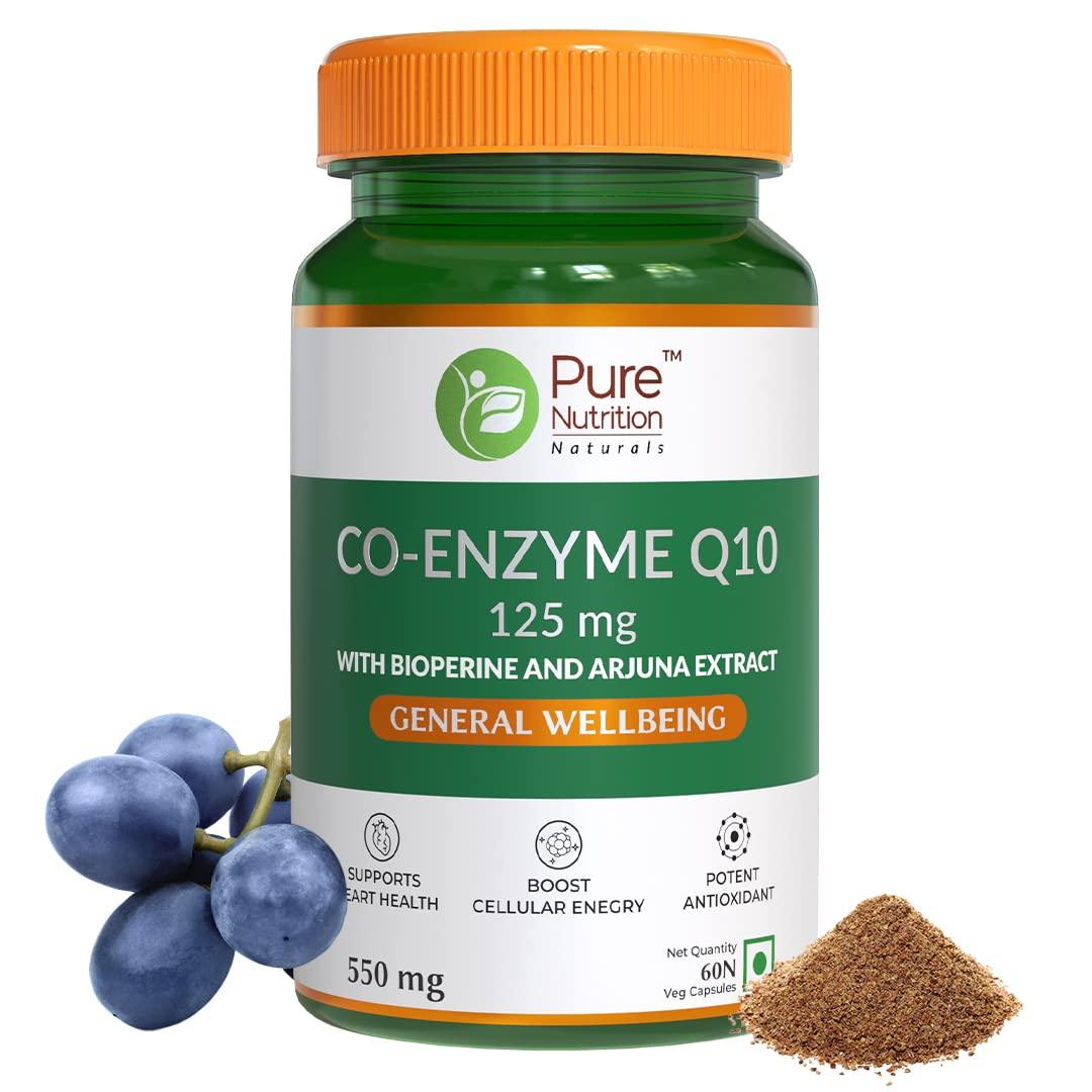 Pure Nutrition Co-Enzyme Q10 125mg Veg Capsule