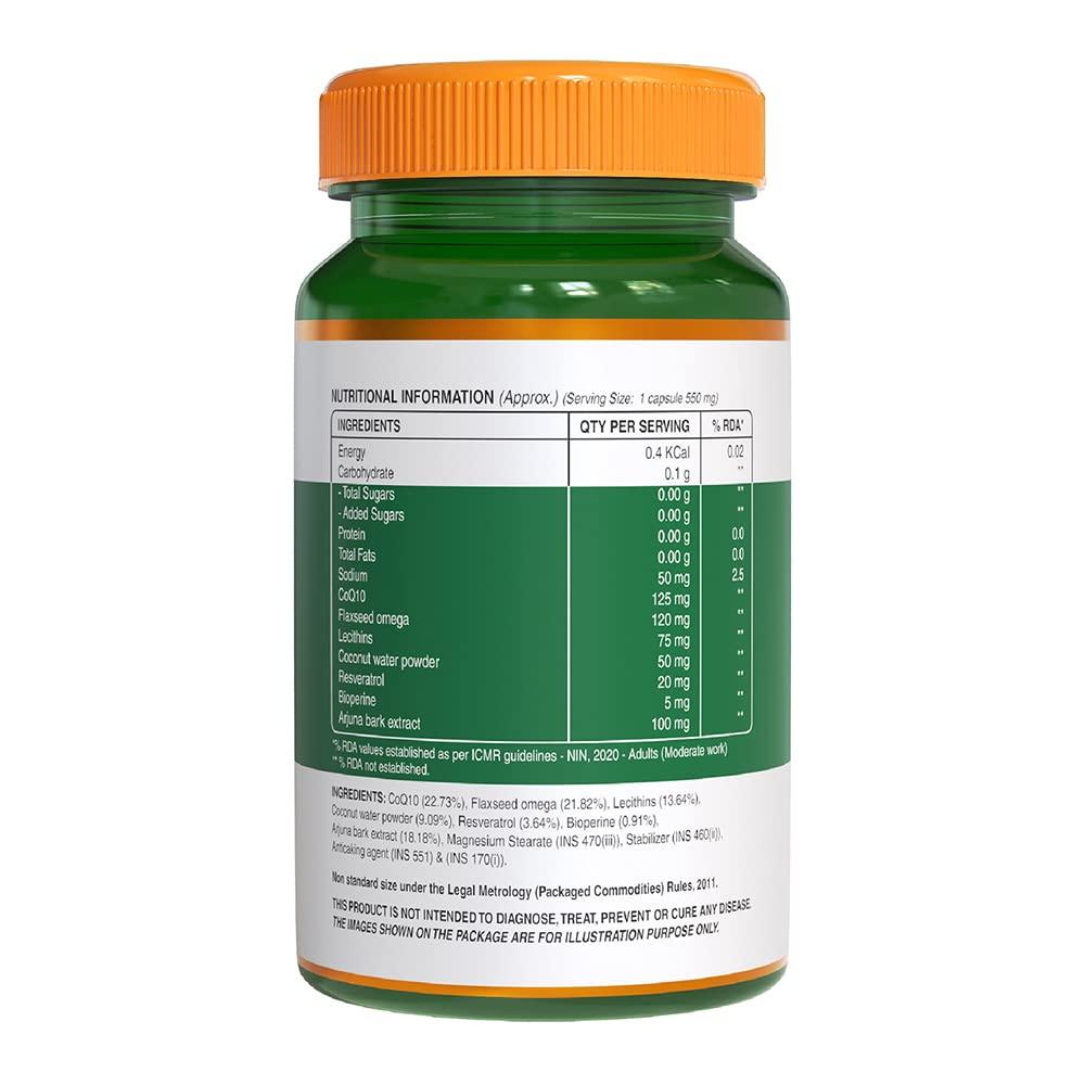 Pure Nutrition Co-Enzyme Q10 125mg Veg Capsule