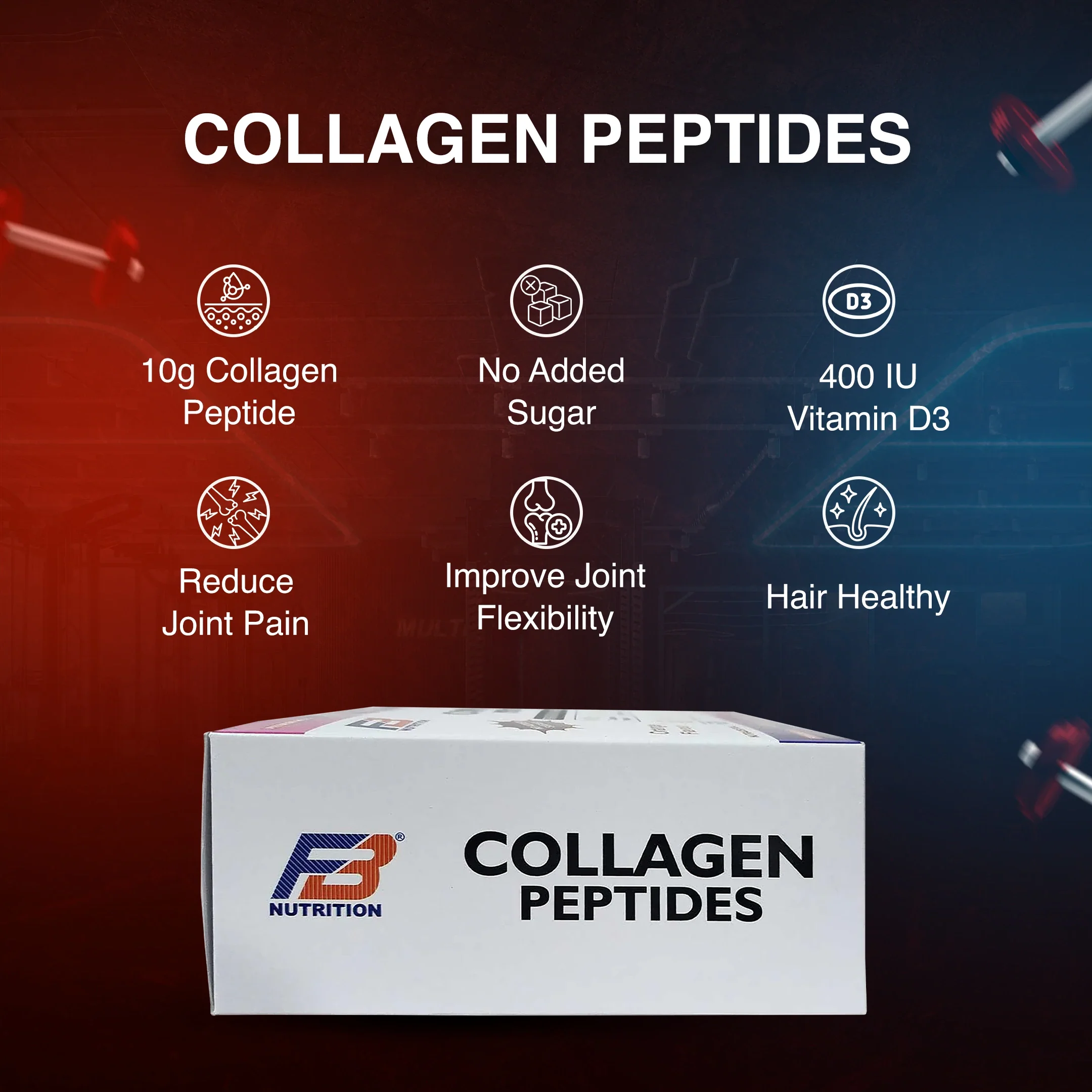 FB Nutrition Collagen Peptides (225g) Good for Healthy Joint & Bones
