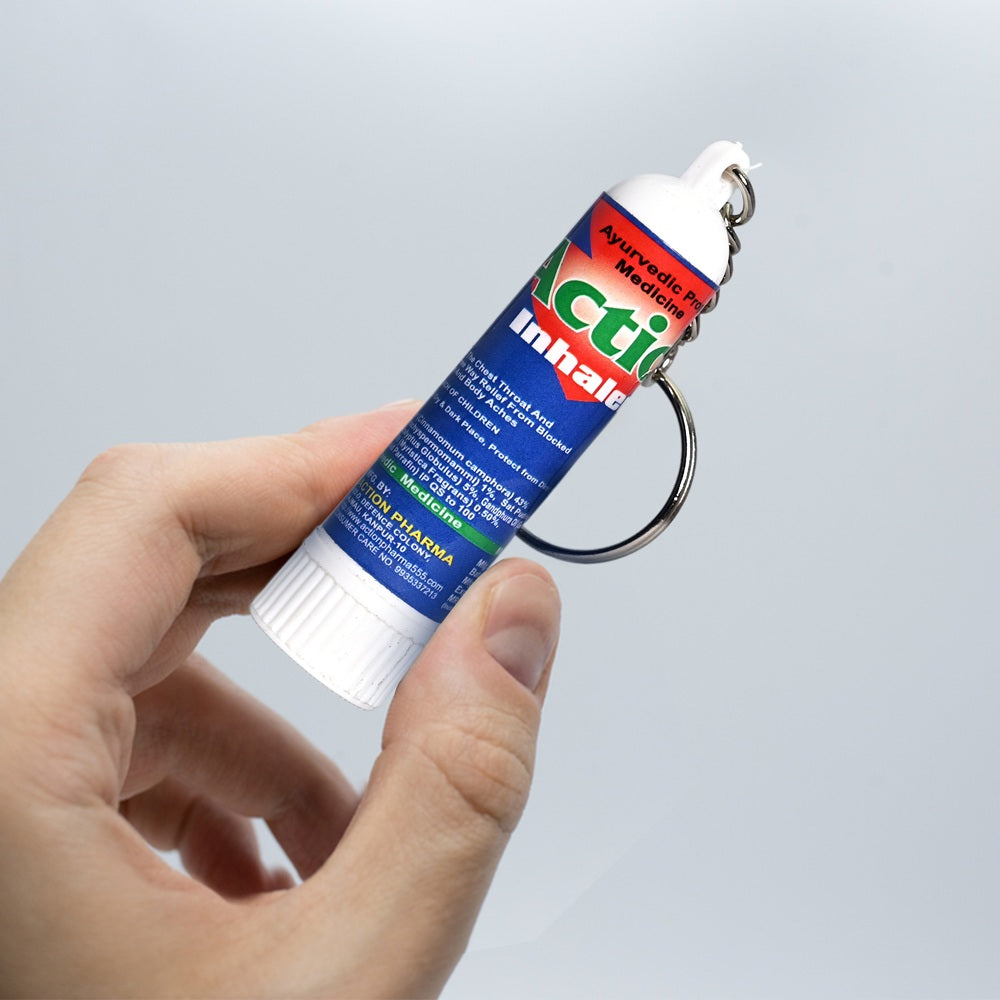 Action Pharma Action Inhaler -  Ayurvedic Proprietary Medicine | GMP Certified Company | Effective on the Chest Throat and Back for Three Way Relief from Blocked Nose, Cough and Body Aches | 0.5 ML