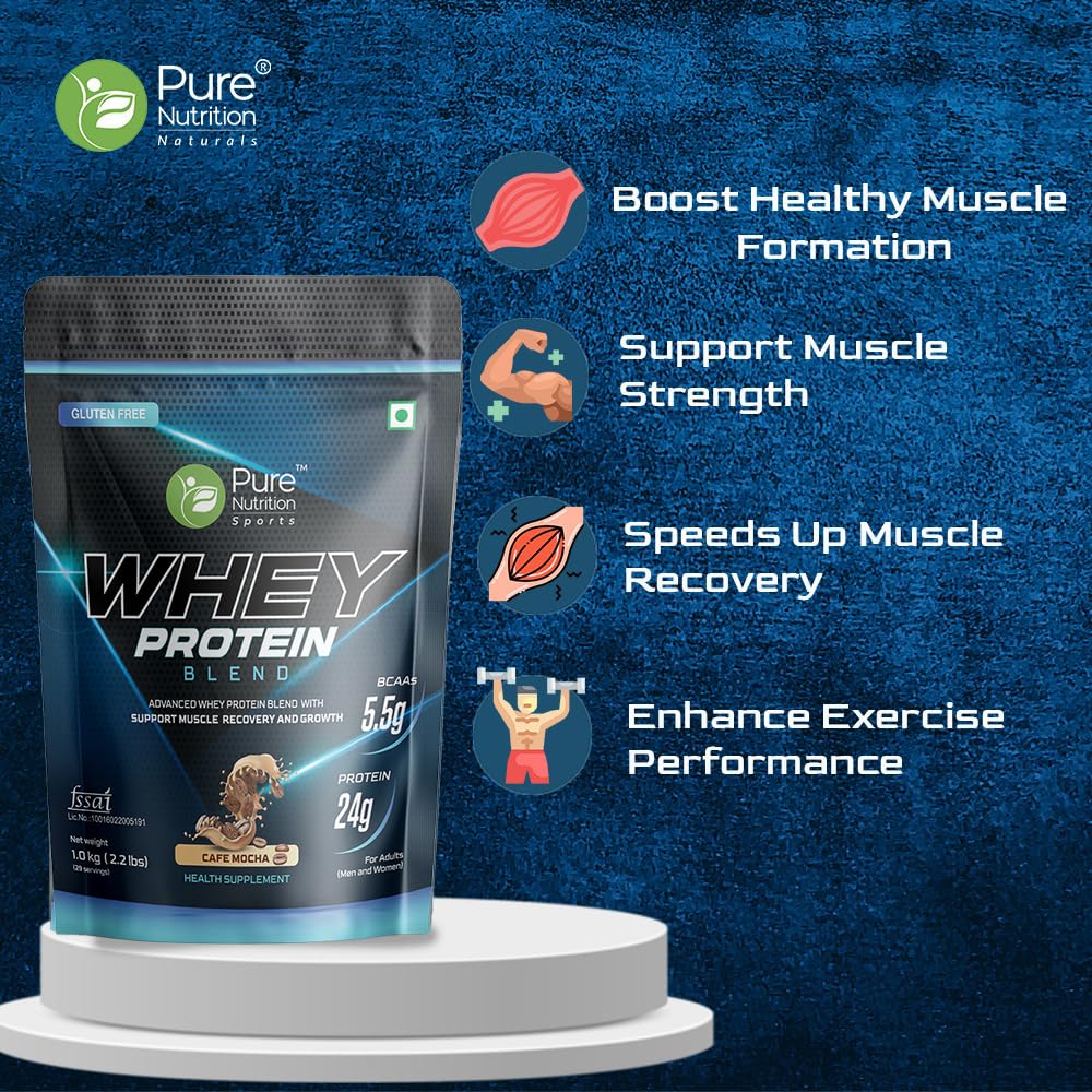 Pure Nutrition Whey Protein Blend Cafe Mocha