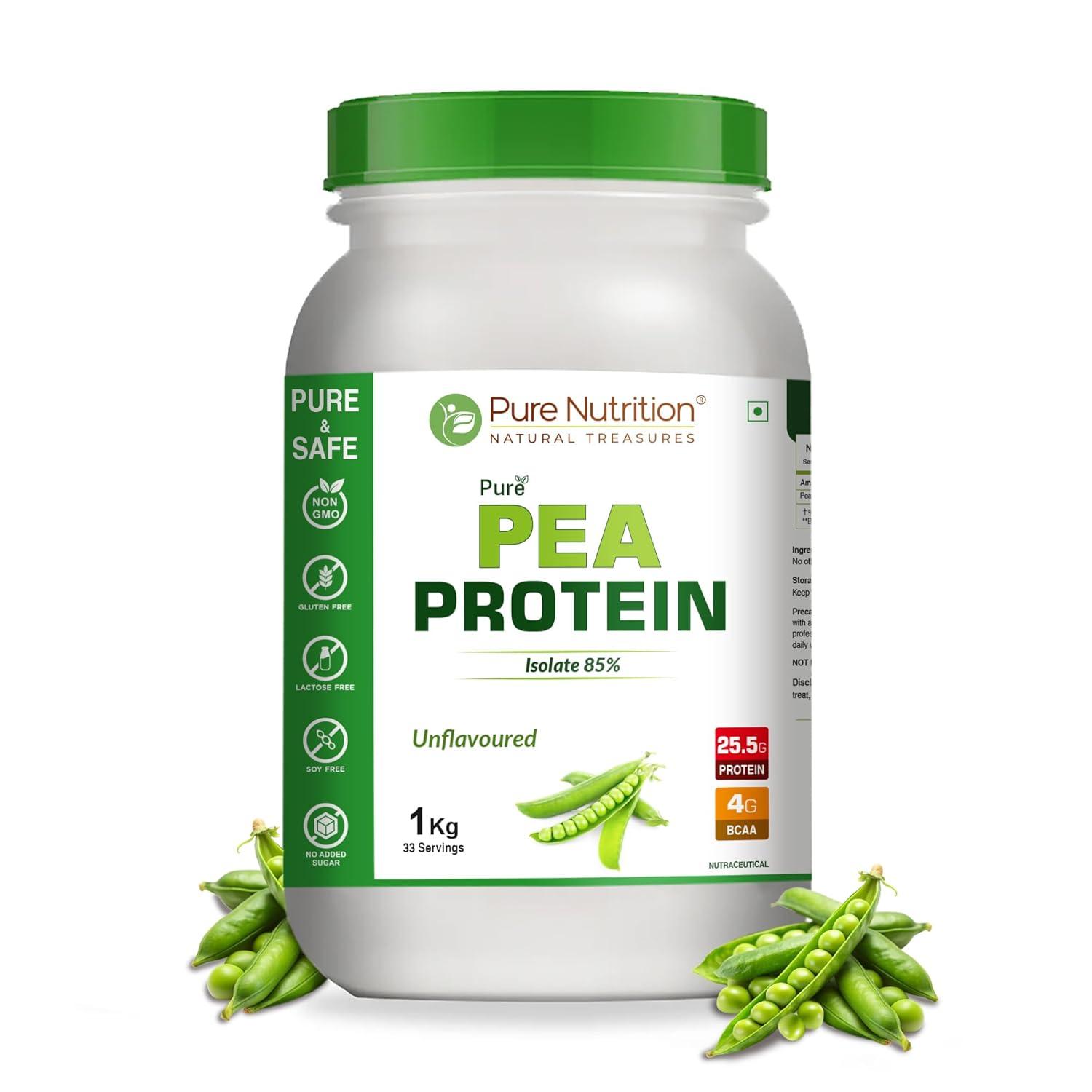 Pure Nutrition Pea Protein Isolate Powder - 1kg