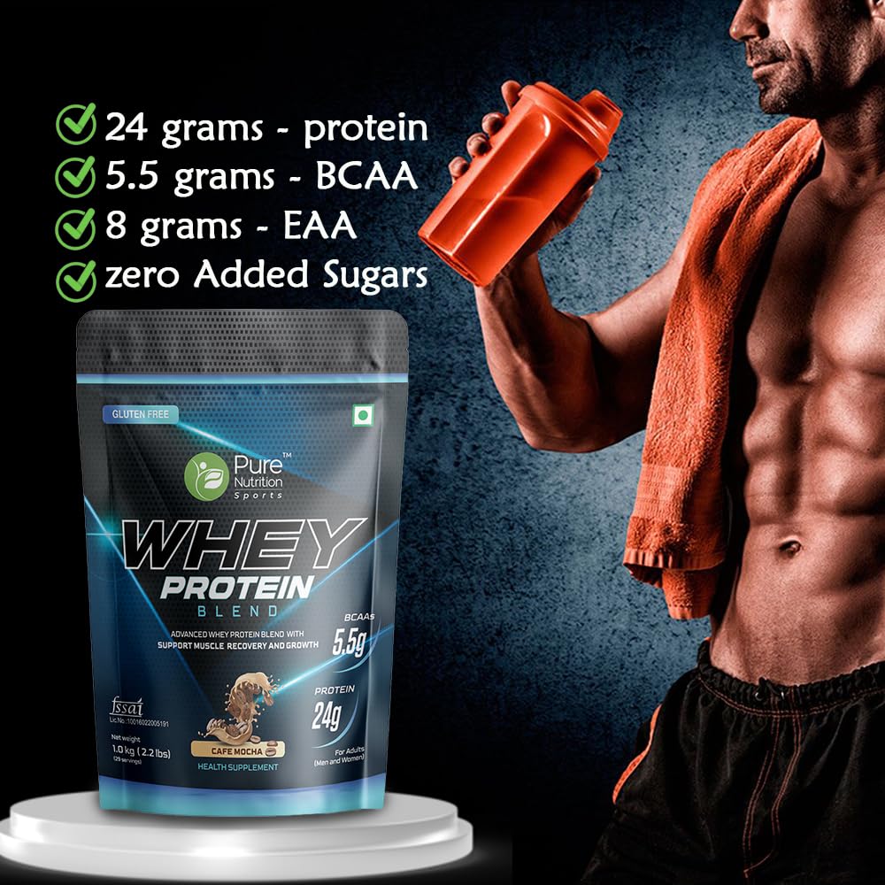 Pure Nutrition Whey Protein Blend Cafe Mocha