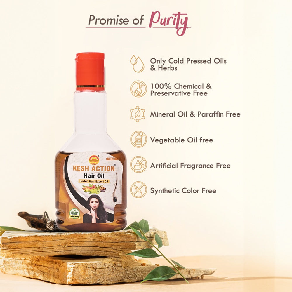 Action Pharma Kesh Action Hair Oil - 100ml