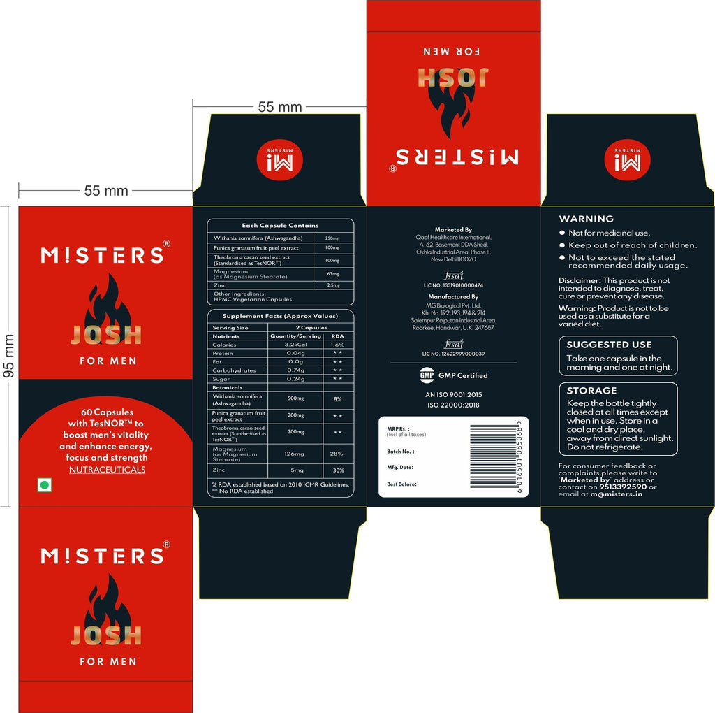Misters Daily Josh for Men Veg Capsule