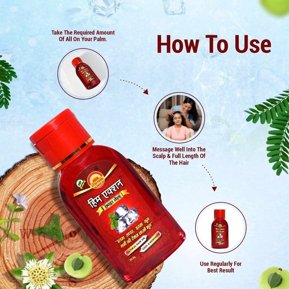 Action Pharma Him Action Thanda Oil- 50ml