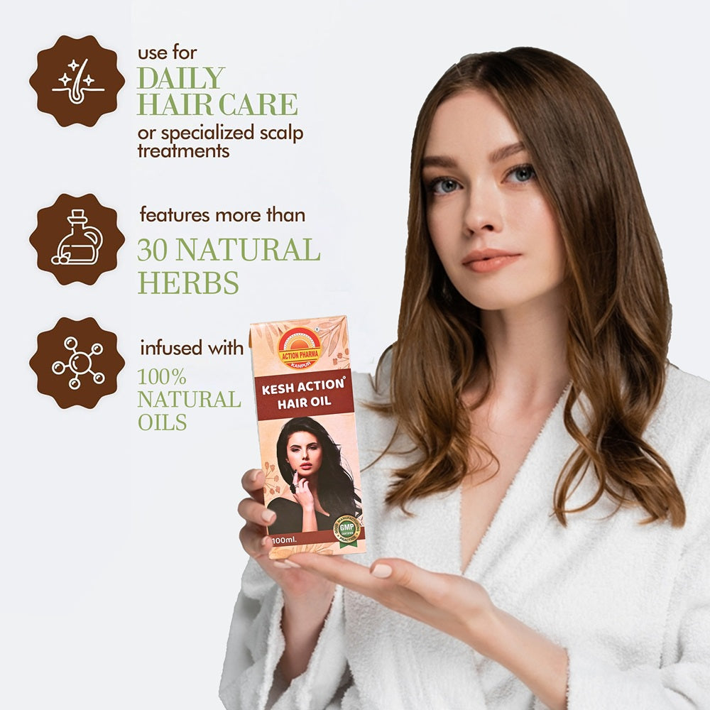 Action Pharma Kesh Action Hair Oil - 100ml