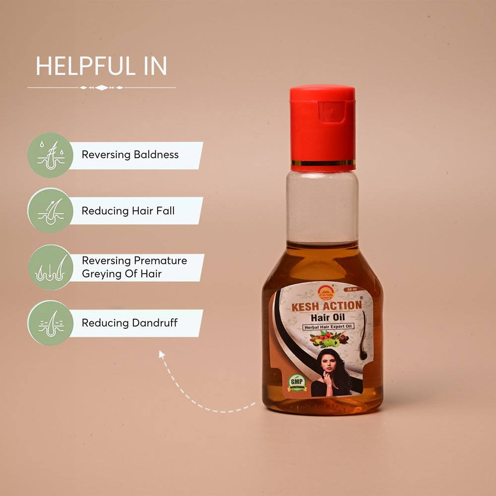 Action Pharma Kesh Action Hair Oil - 50ml