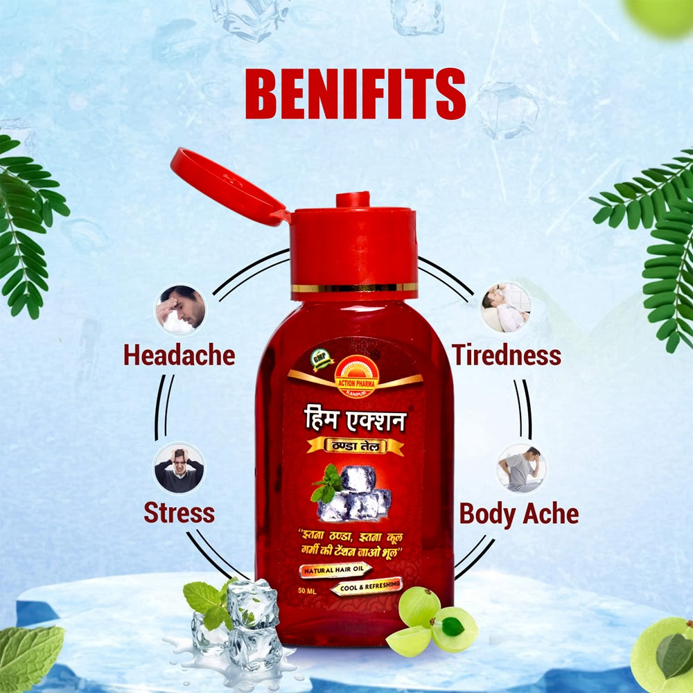 Action Pharma Him Action Thanda Oil- 50ml