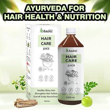 Ambic Hair Care Juice for Hair Fall Control & Hair Growth I Promotes Healthy & Shiny Hair
