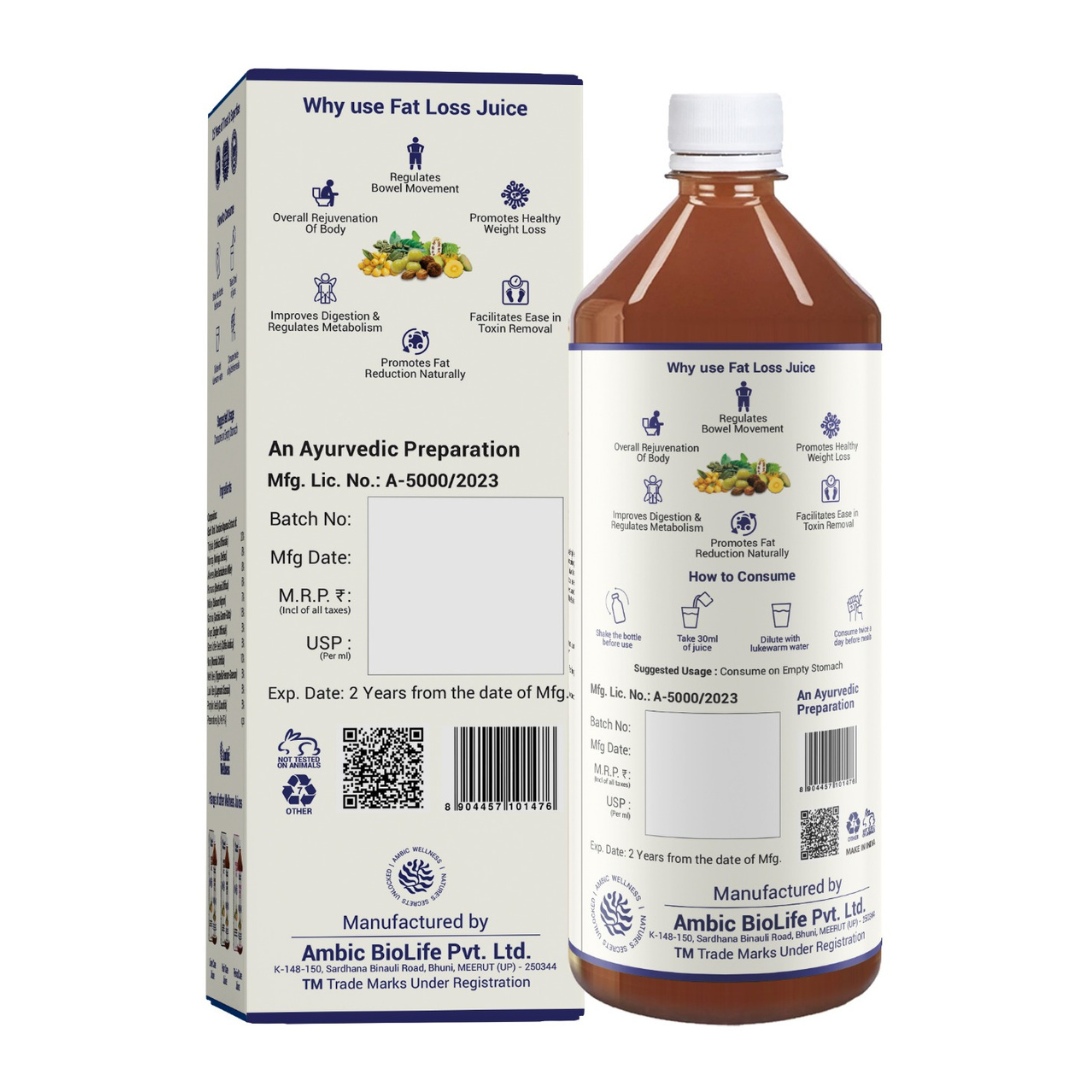 Ambic Fat Loss Juice Helps Manage Weight Naturally - 750ml