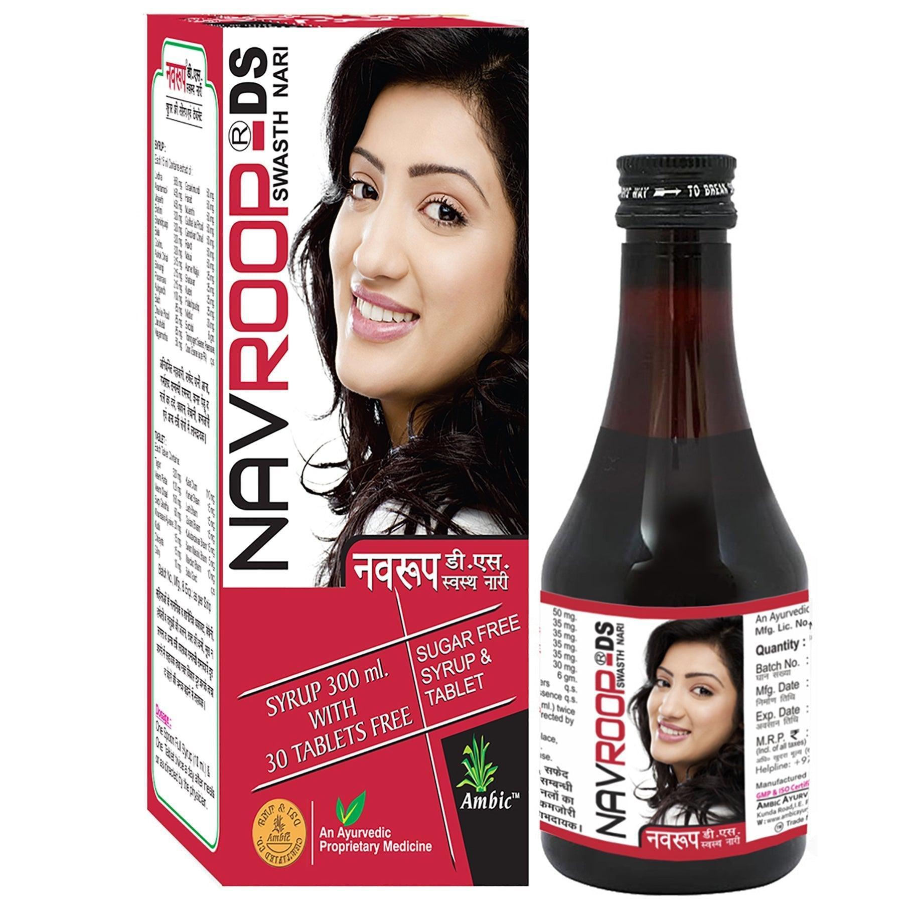 Ambic Navroop DS Syrup (300ml Each) with 30 Tablet Free