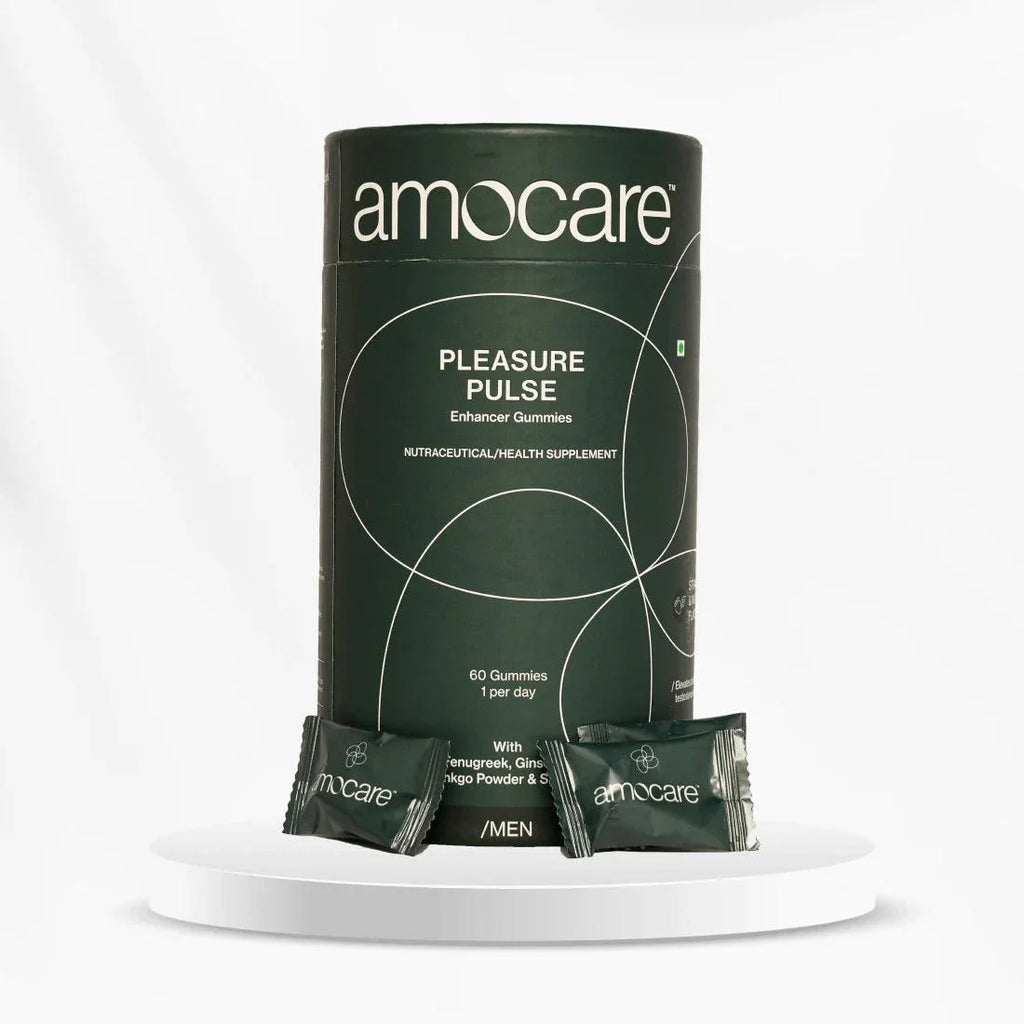 Amocare Pleasure Pulse Enhancer Gummies for Men - 60 Gummies