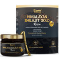 Ambic Wellness Himalayan Shilajit Gold Resin I With 24 Carat Gold I Boost Performance & Stamina - 20g