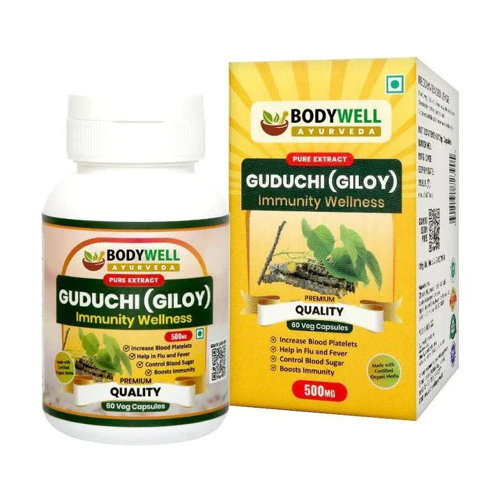 BodyWell Giloy Veg Capsule - 60 Capsules