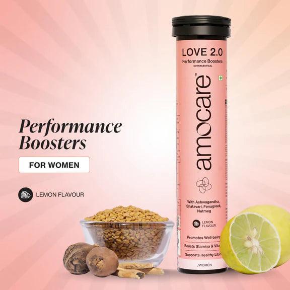 Amocare Love 2.0 Effervescent Tablet Lemon - 20 Tablets