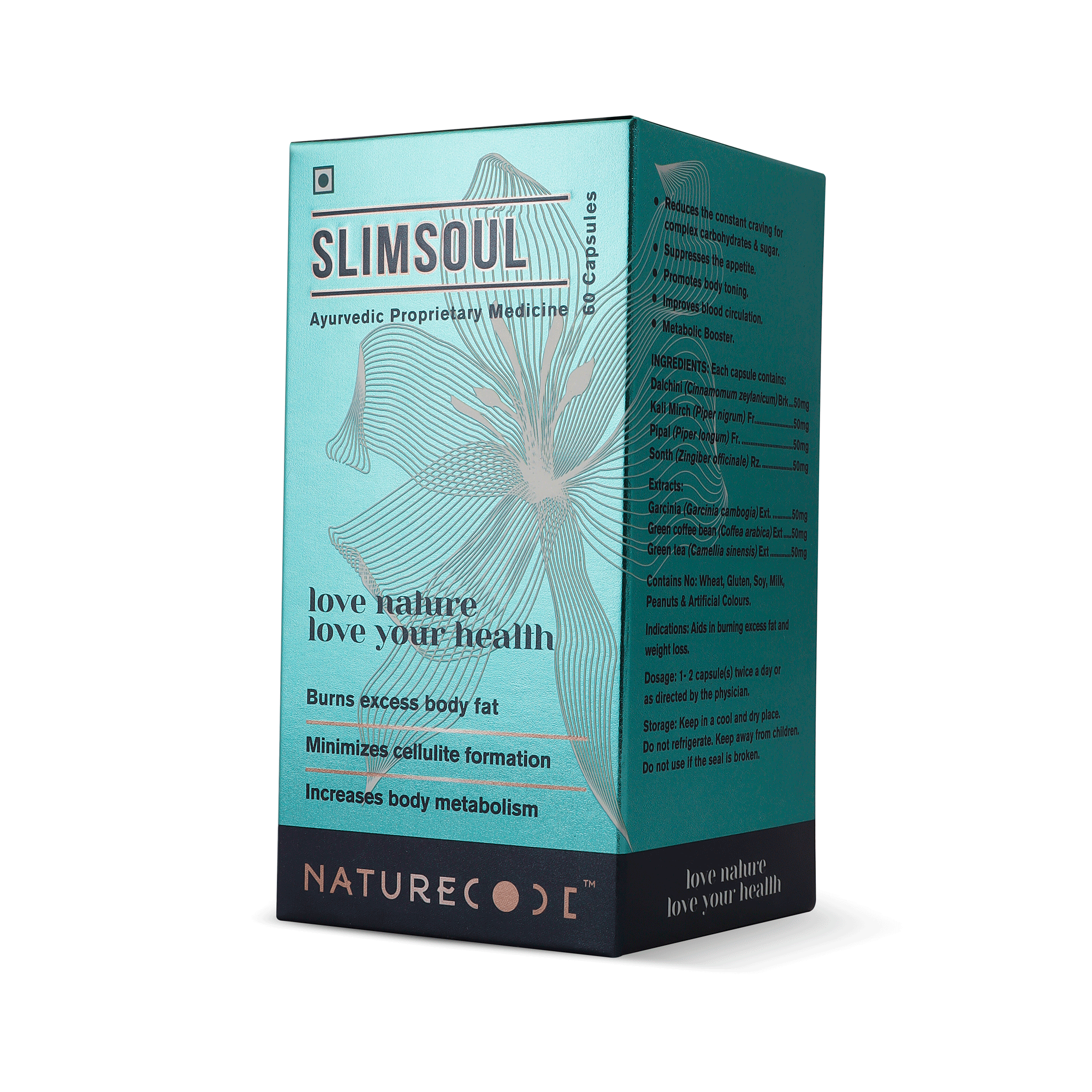 Nature Code Slimsoul Capsule - 60 Capsules