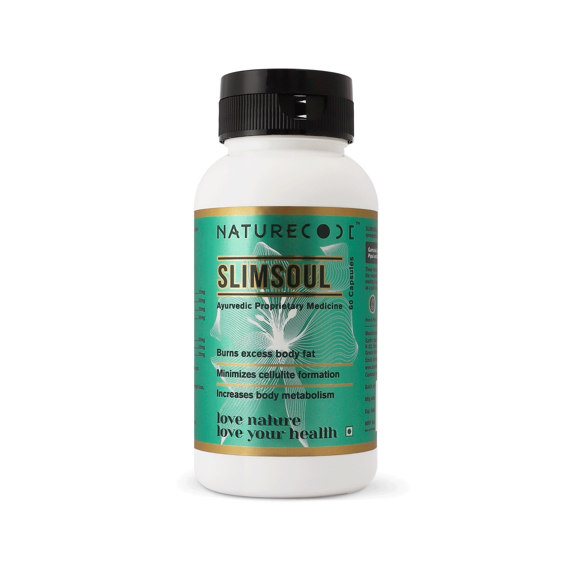 Nature Code Slimsoul Capsule - 60 Capsules