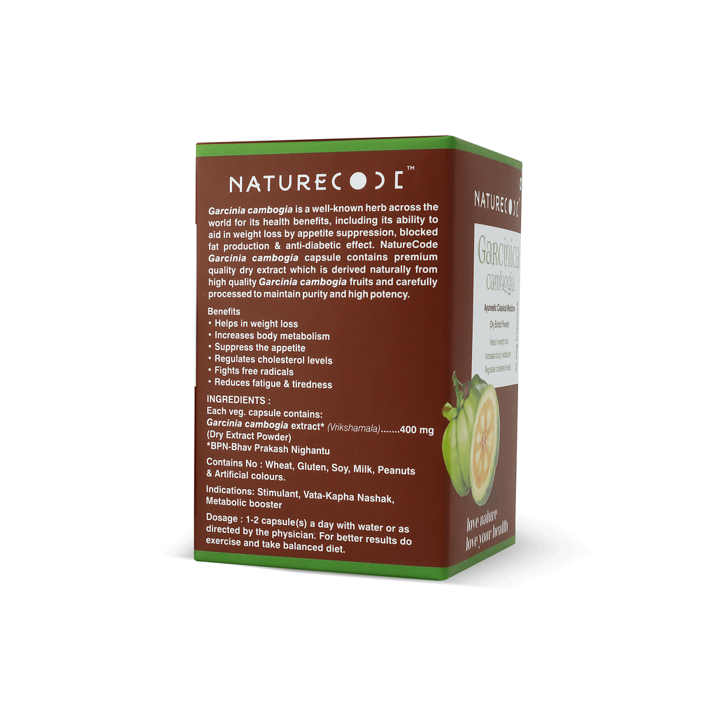 Nature Code Garcinica Cambogia Veg Capsule - 60 Capsules
