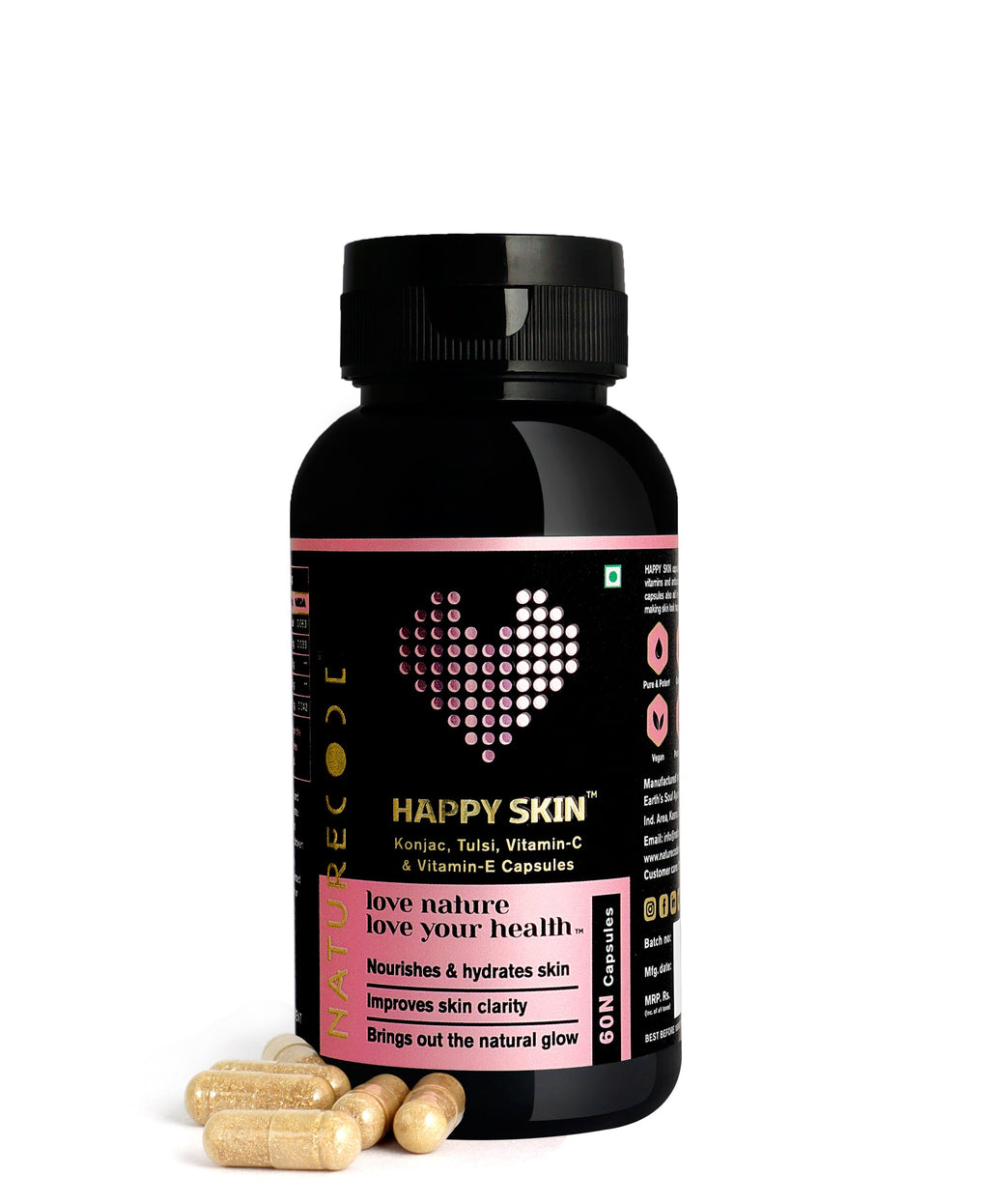 Nature Code Happy Skin Capsule - 60 Capsules