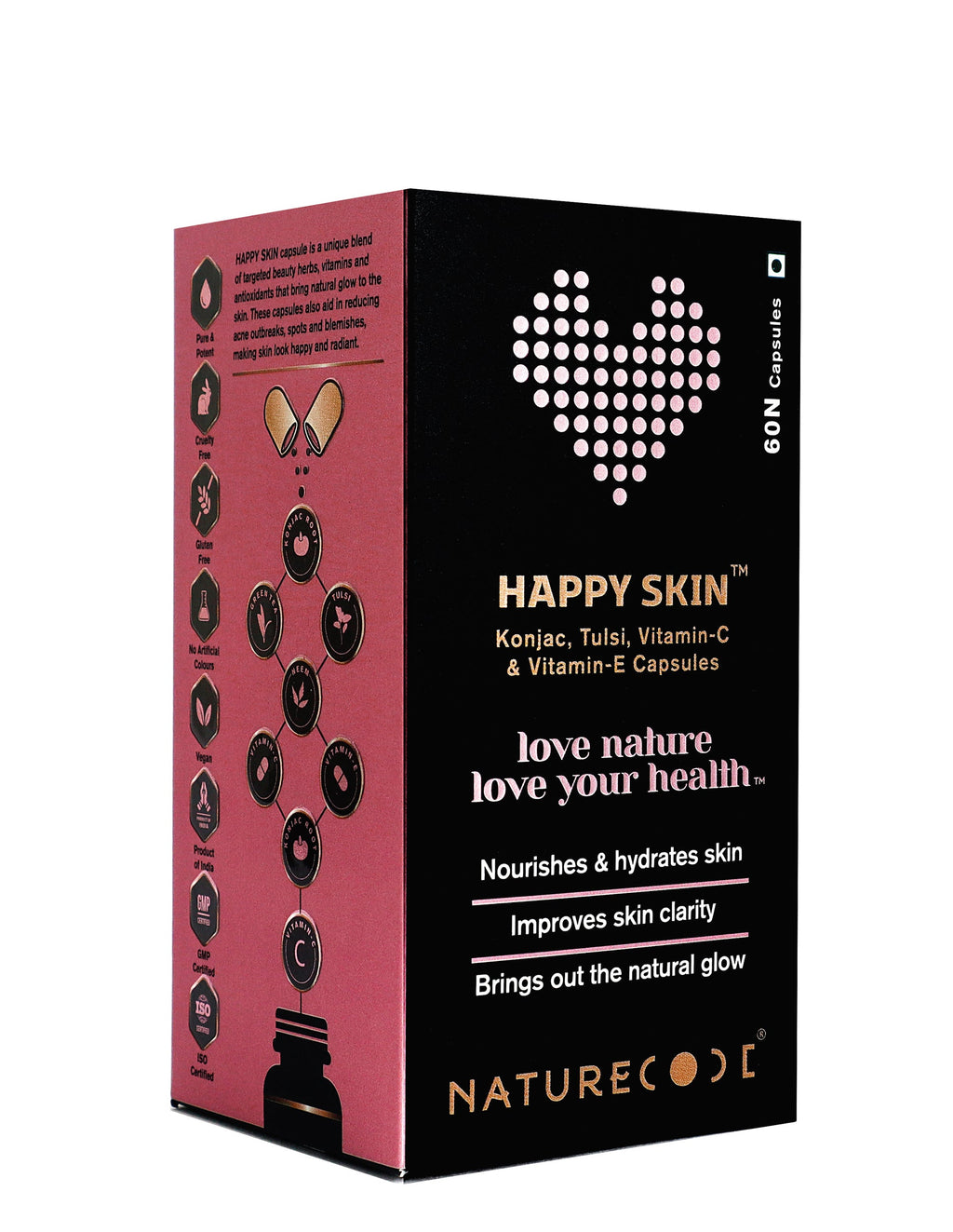 Nature Code Happy Skin Capsule - 60 Capsules
