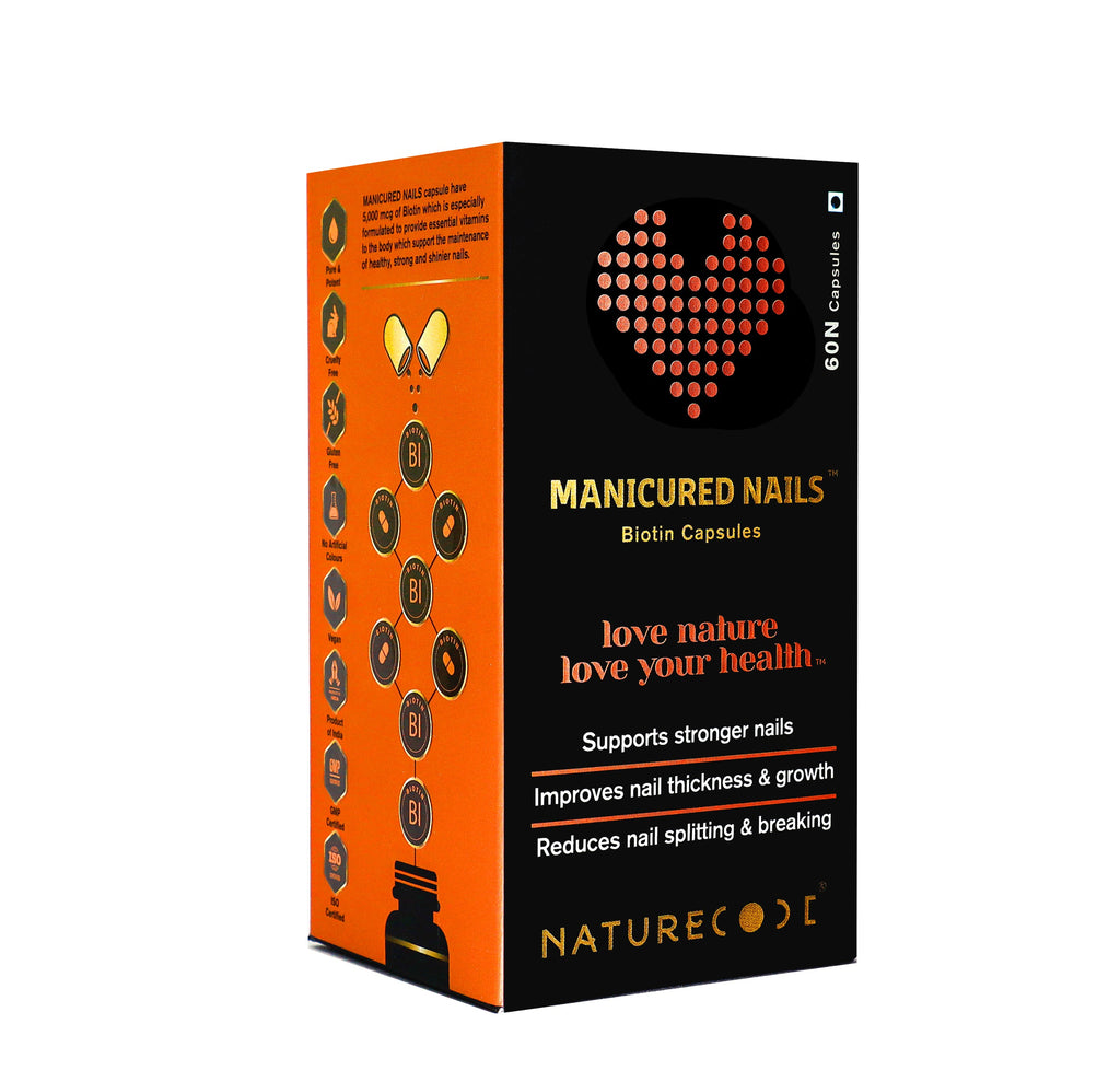 Nature Code Manicured Nails Capsule - 60 Capsules