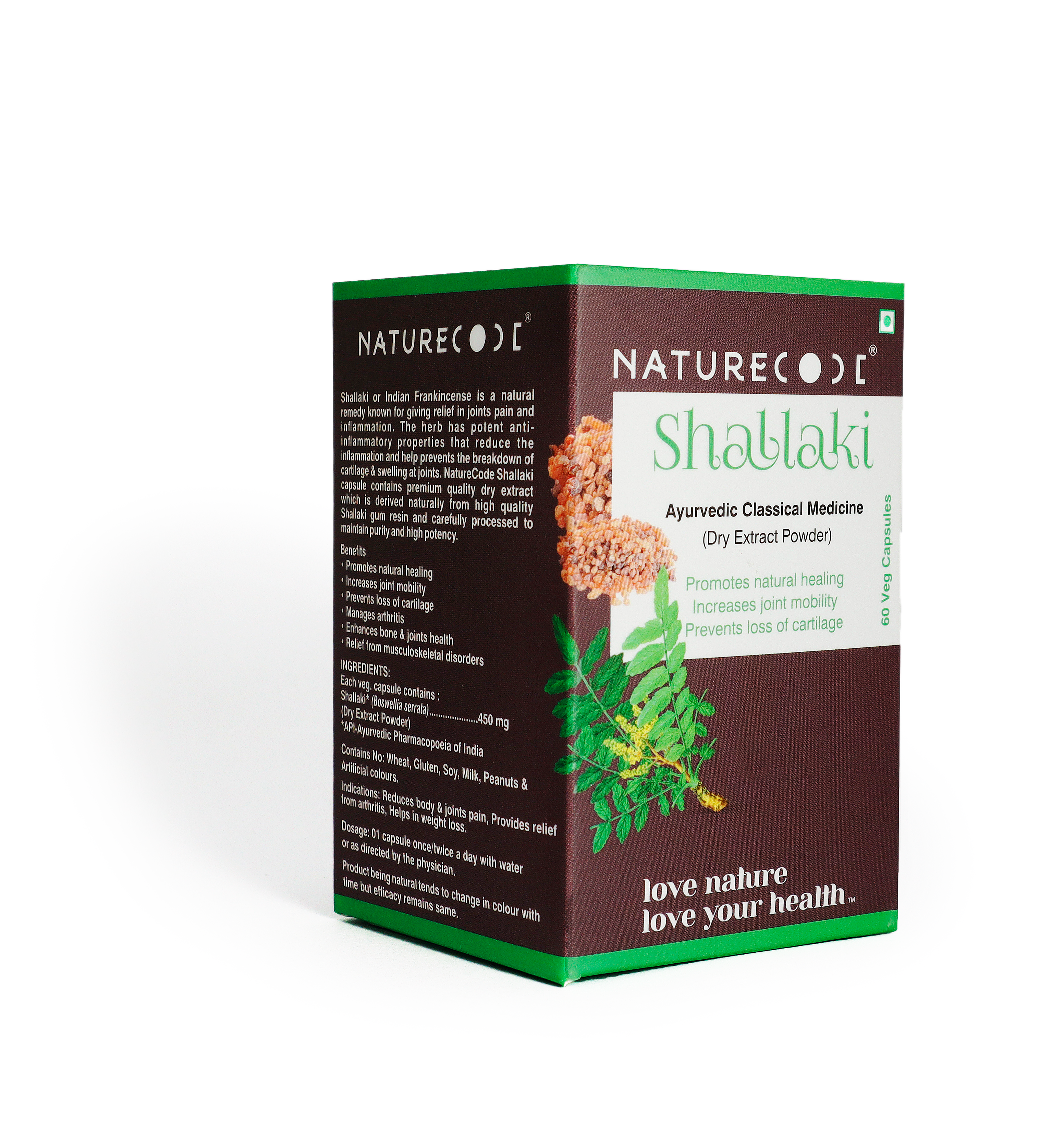 Nature Code Shallaki Veg Capsule - 60 Capsules