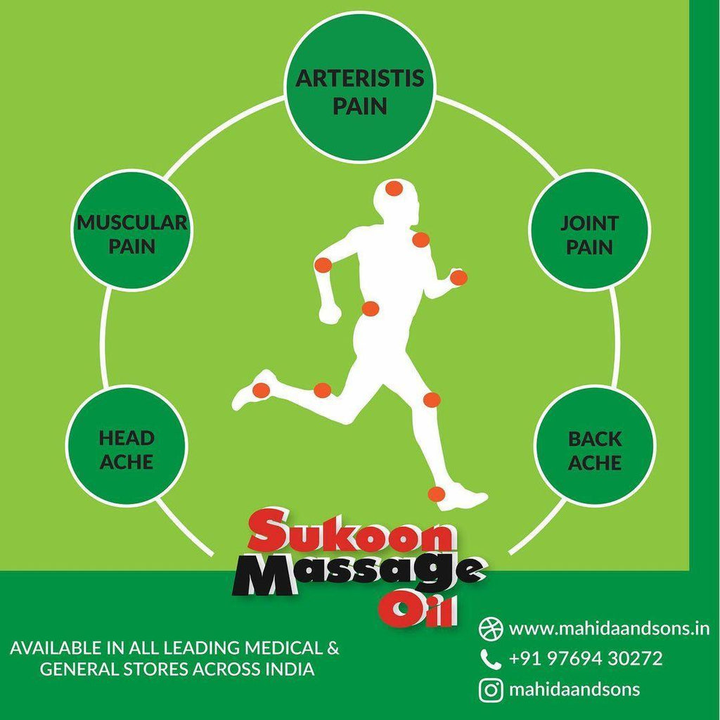 Mahida's Sukoon Massage Oil (Pain Relief)